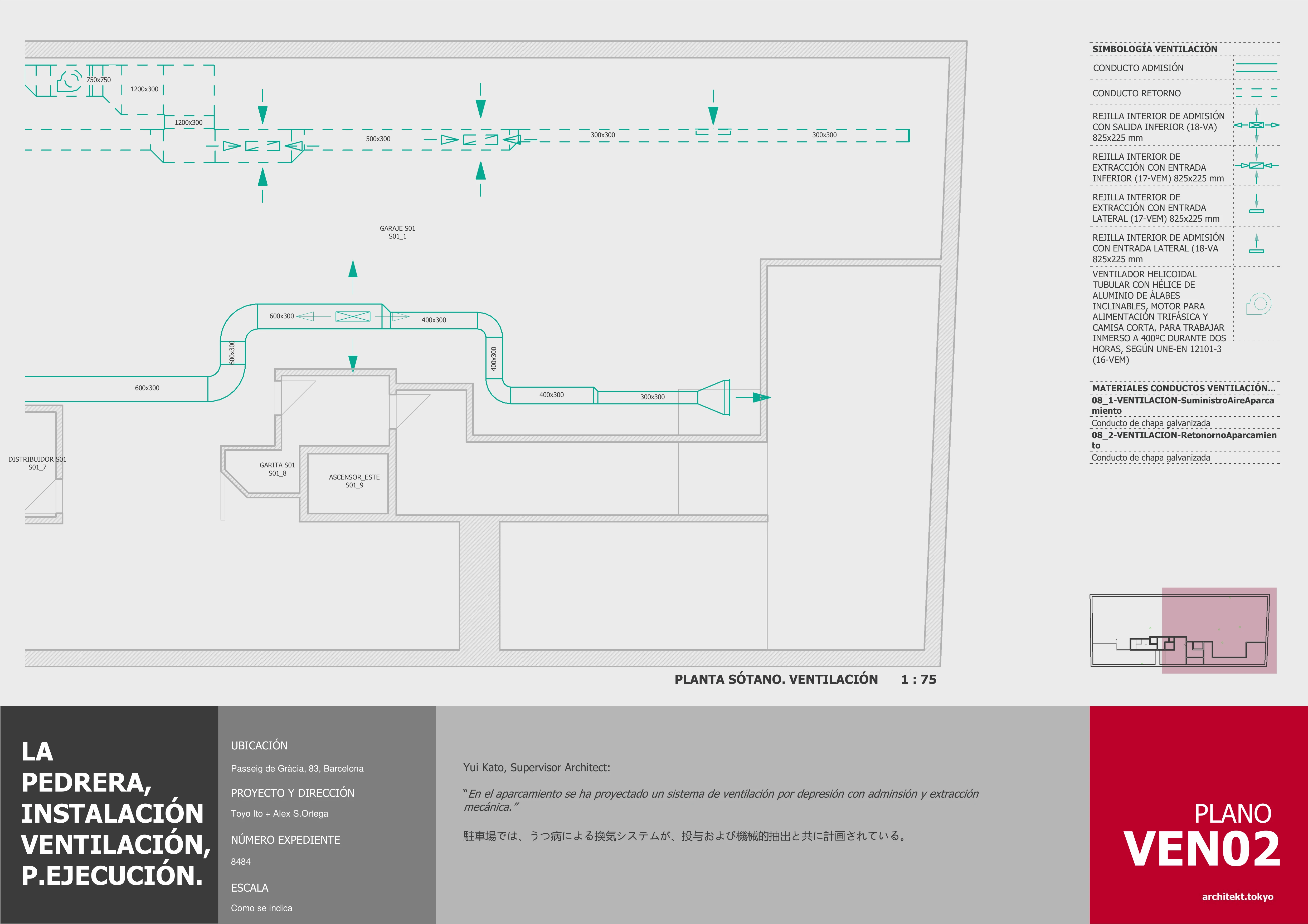 Planos de instalaciones 06 — Suits Barcelona — PatagoniaBIM